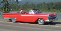 1959 Ford Fairlane 500 retractable hard top owned by Jim Turner